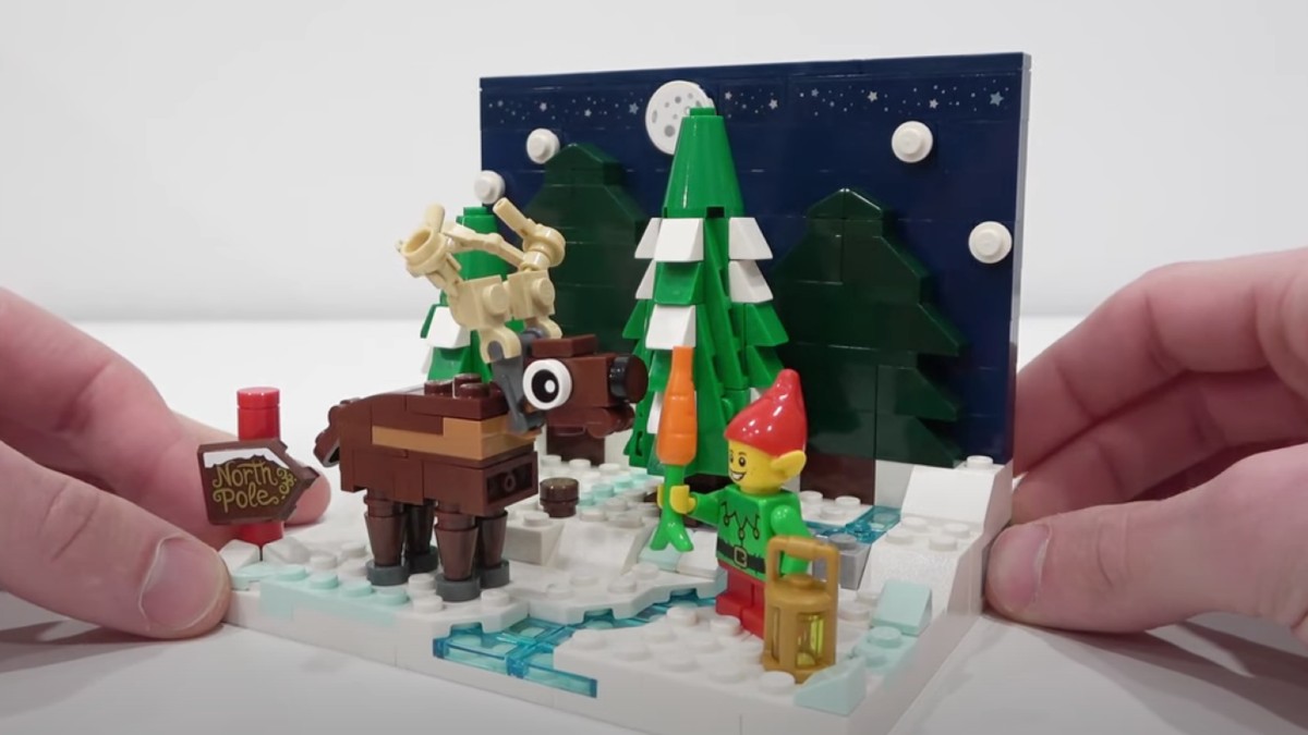 First look at upcoming LEGO 40484 Santa's Front Yard GWP