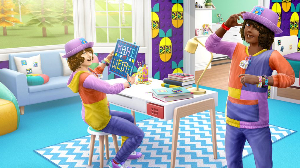 The Sims is crossing over with the LEGO DOTS theme