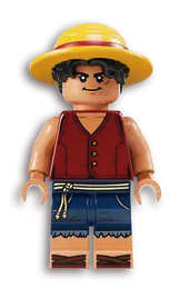 LEGO One Piece Monkey D. Luffy minifigure 3