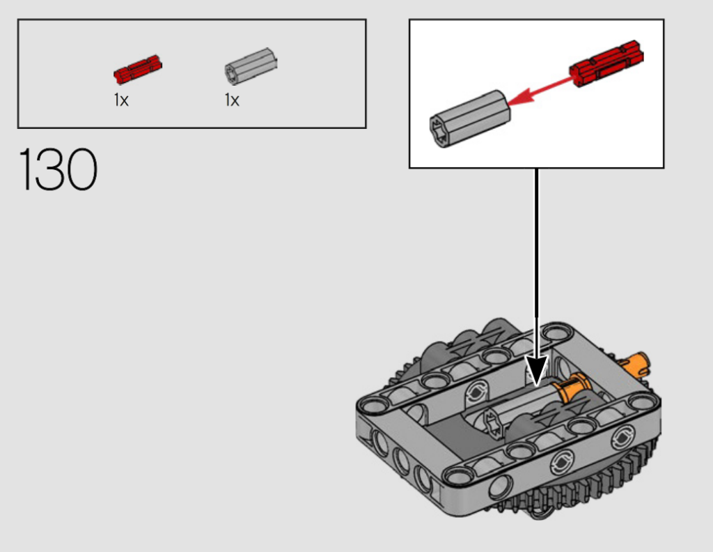 LEGO Star Wars 75313 AT AT leg assembly issue 2 1024x792