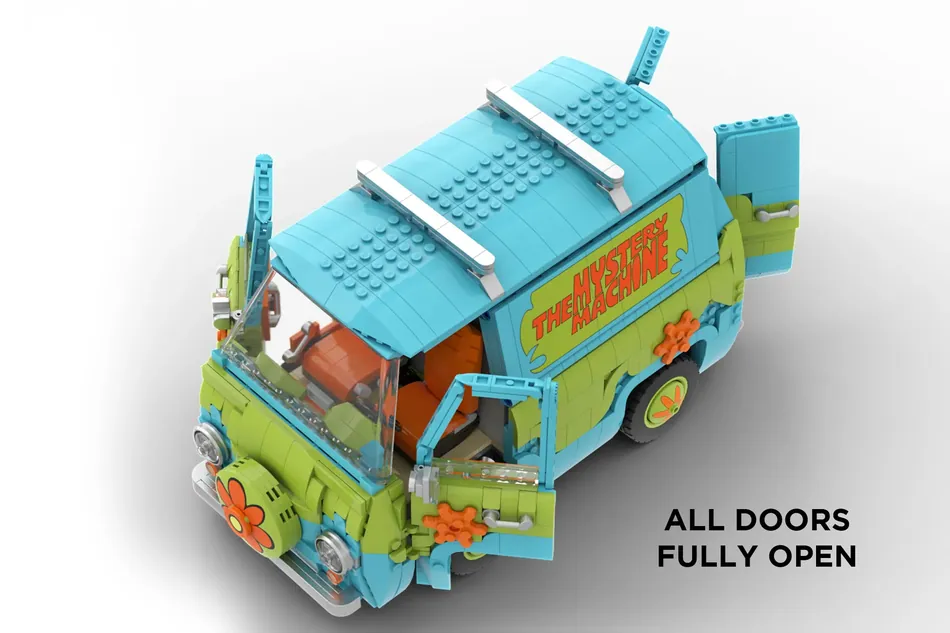 LEGO Ideas Scooby Doo Mystery Machine 7
