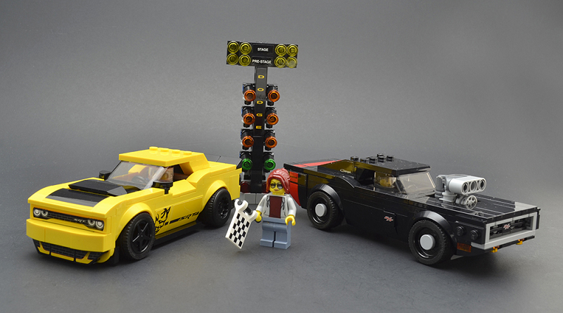 LEGO Speed Champions 75893 2018 Dodge Challenger SRT Demon and 1970 Dodge Charger R/T review