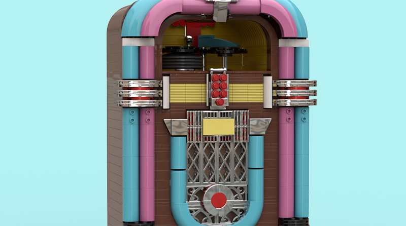 Brick Pic of the Day: 1950s jukebox