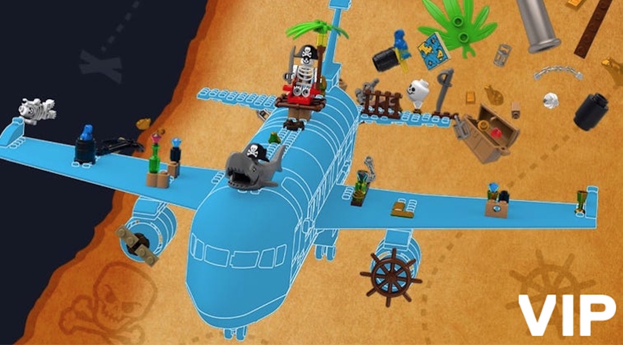 New LEGO VIP Pirates gift-with-purchase available from today