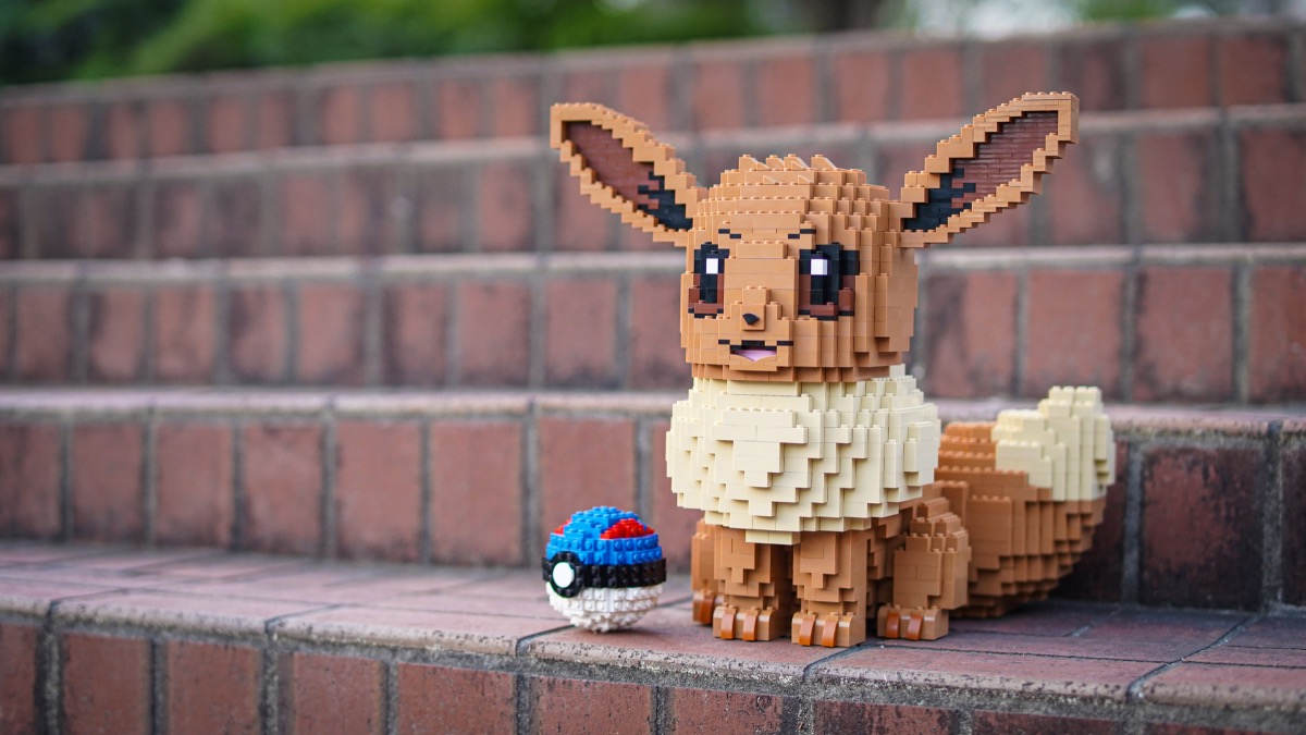 Life-sized LEGO Eevee available in bricks for the first time ever