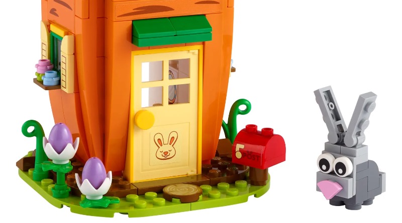 First look at LEGO Seasonal 40449 Easter Bunny's Carrot House