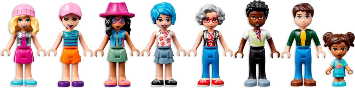 41704 Main Street Building Minifigures Friends