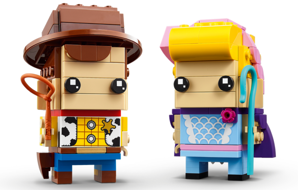 LEGO BrickHeadz 40553 Woody and Bo Peep contents 1024x656