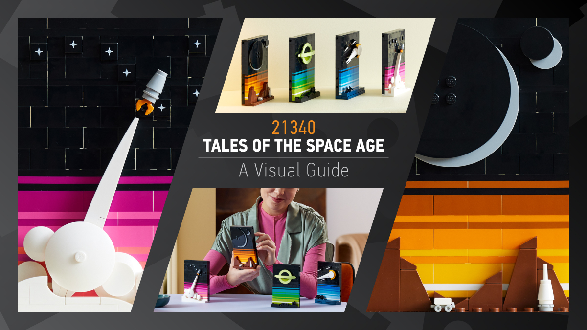 LEGO Ideas 21340 Tales of the Space Age visual tour and gallery