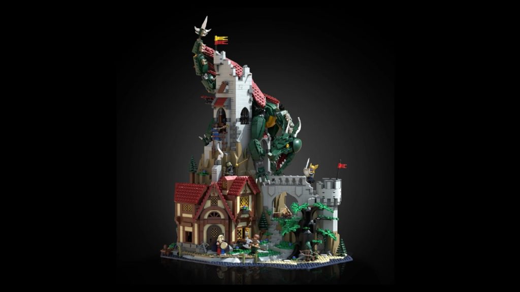 LEGO Ideas Dungeons Dragons Dragons Keep Journeys End featured 2 1024x576