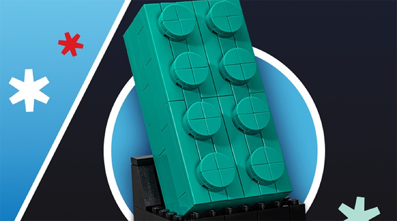 Free LEGO 5006291 2x4 Teal Brick deal for VIP weekend