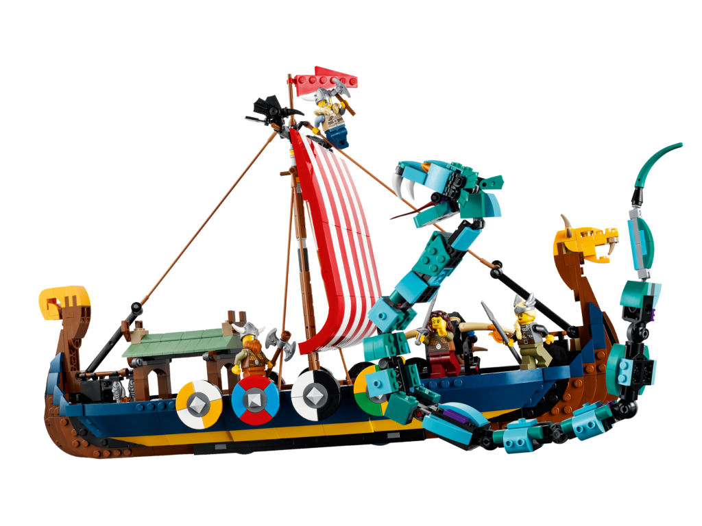 LEGO Creator 3 in 1 31132 Viking Ship and the Midgard Serpent 3 1024x768