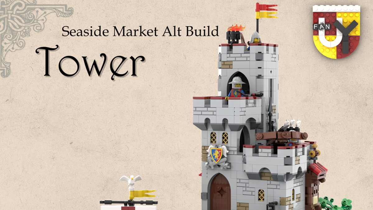 LEGO BrickLink Medieval Seaside Market alternate instructions available
