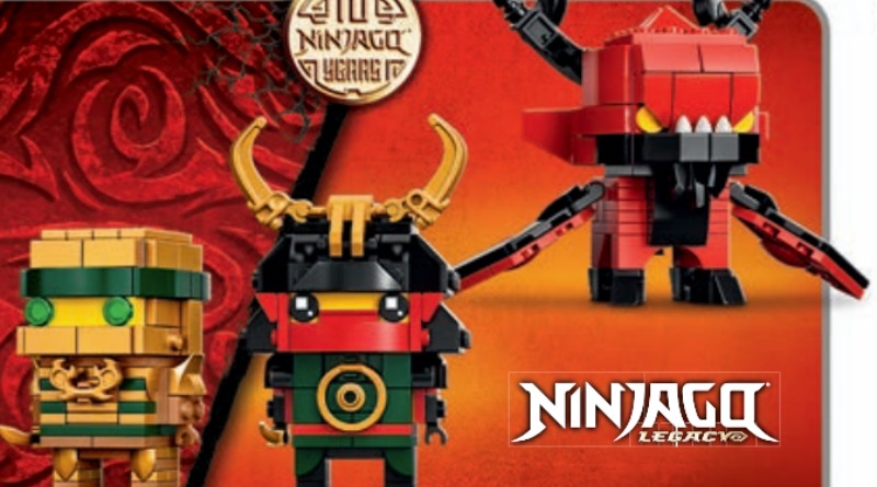 LEGO NINJAGO 10th anniversary BrickHeadz revealed