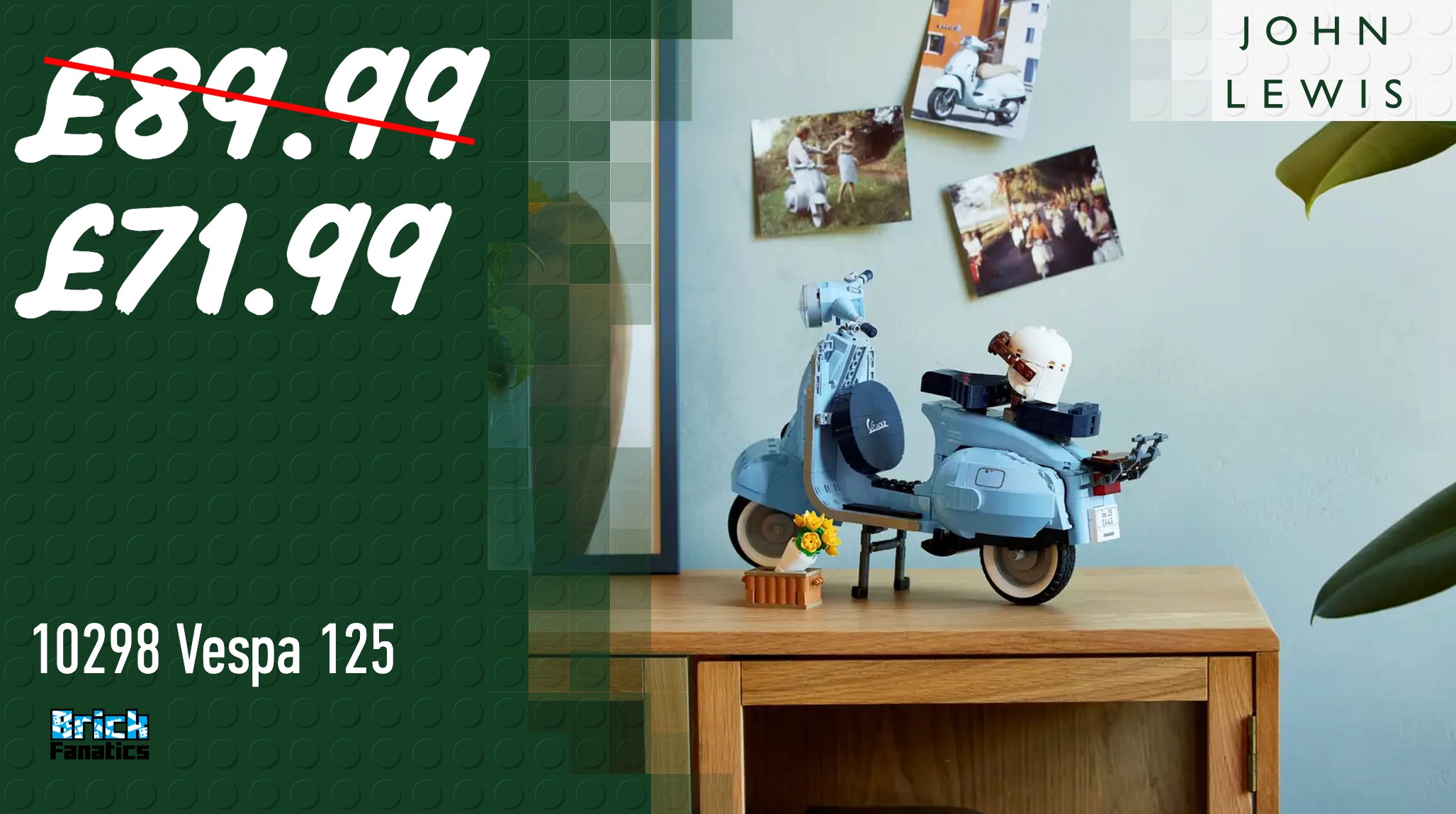 It's time for an Italian road trip with the latest John Lewis LEGO sale