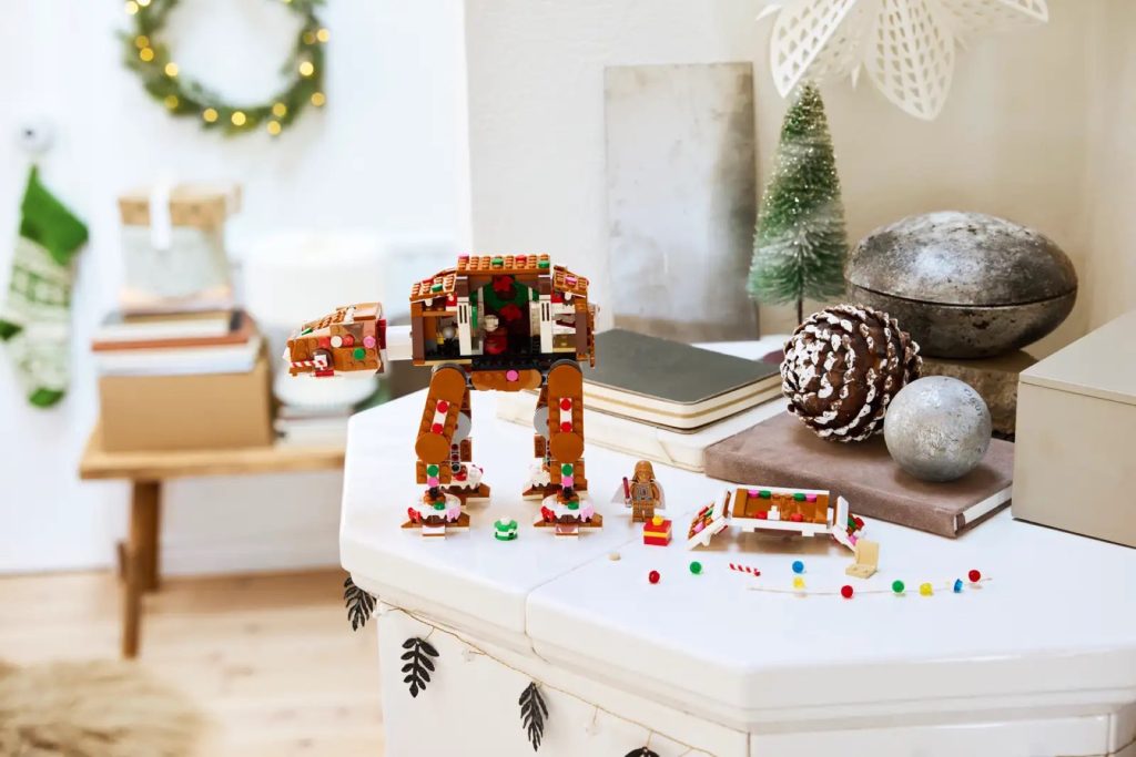 LEGO Star Wars 40806 Gingerbread AT AT Walker Lifestyle 2 1024x683