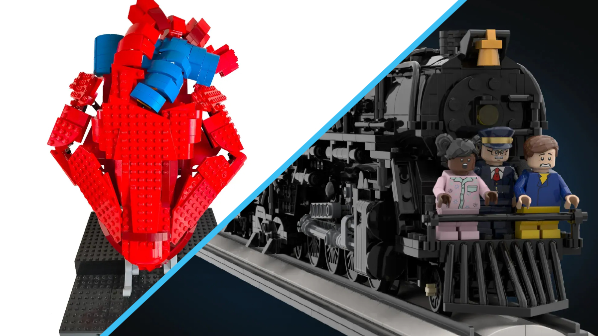 LEGO Ideas adds Beating Heart and Polar Express to 10K club