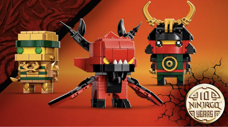 Anniversary LEGO NINJAGO BrickHeadz out now in UK and EU