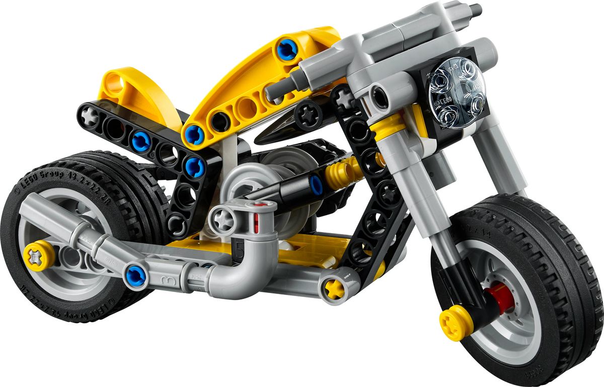 LEGO Technic 42225 Yellow Motorbike 3