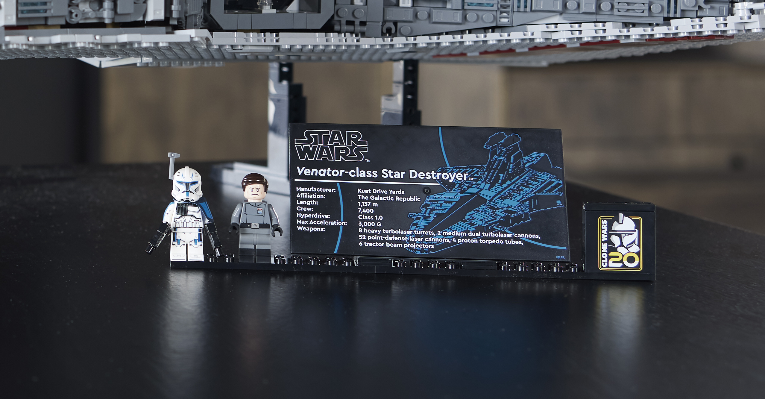 LEGO Star Wars 75367 Venator celebrates The Clone Wars in style