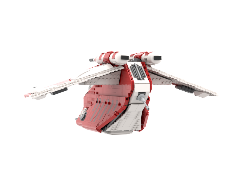 LAAT coruscant gunship V2 3