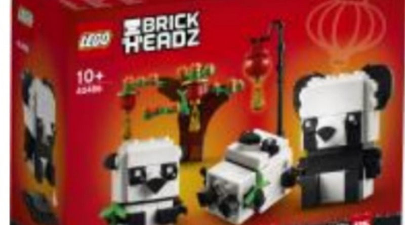 LEGO BrickHeadz pandas revealed for Chinese New Year