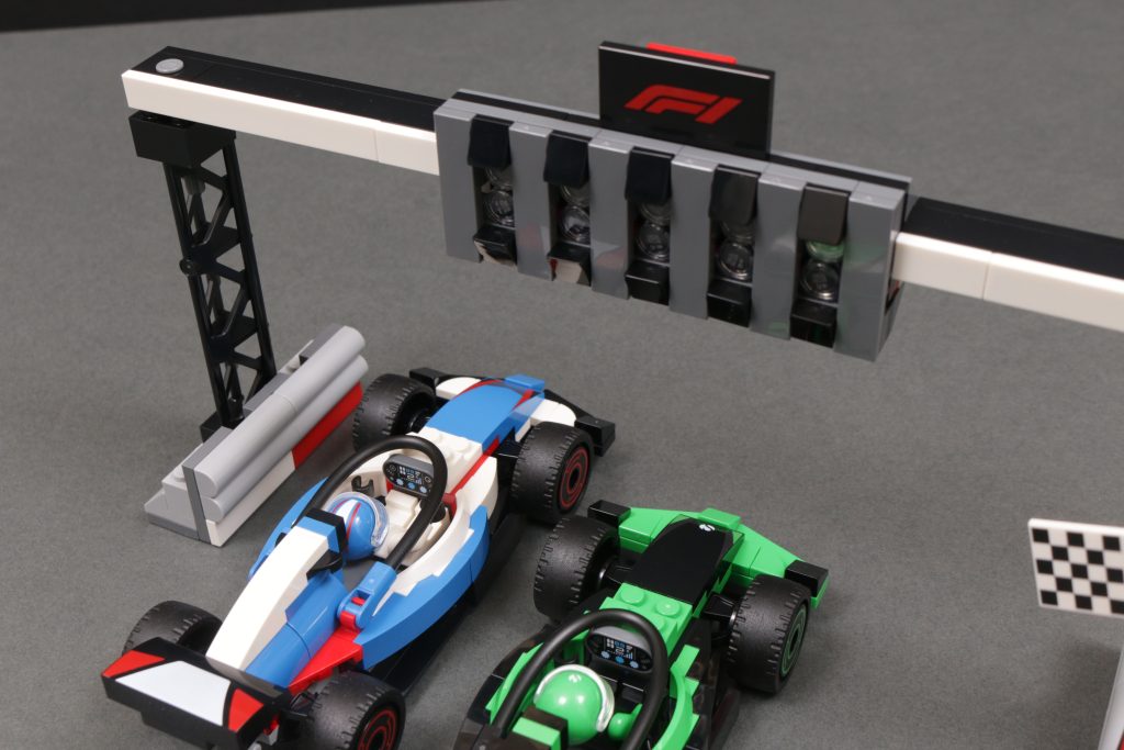 LEGO City 60474 F1 Grid with VCARB Sauber Race Cars review 9 1024x683