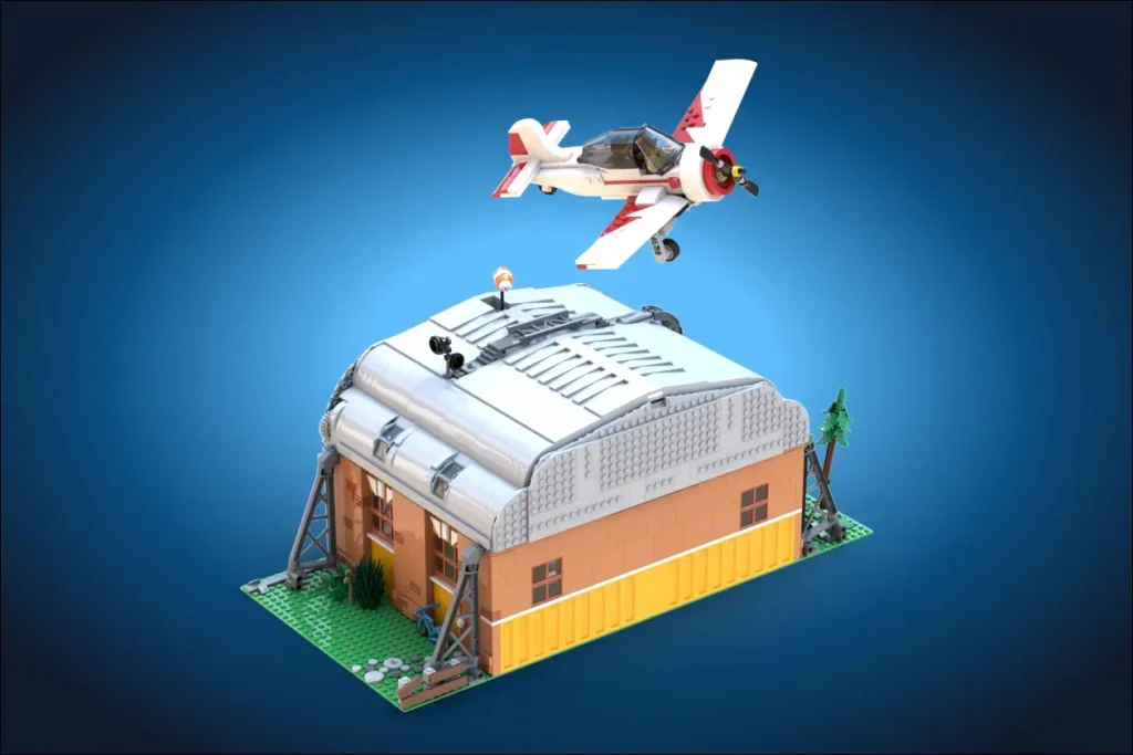LEGO Ideas Old Flying Club Hangar 5 1024x683