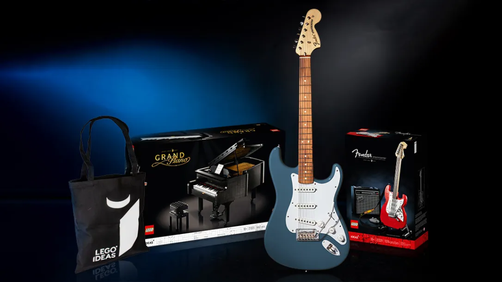 LEGO Ideas Fender Stratocaster contest prizes 1024x575