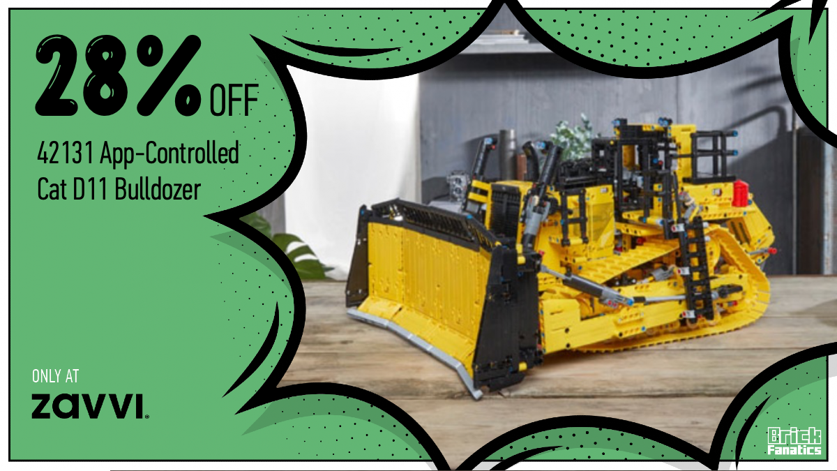 Massive discount on 42131 App-Controlled Cat D11 Bulldozer at Zavvi