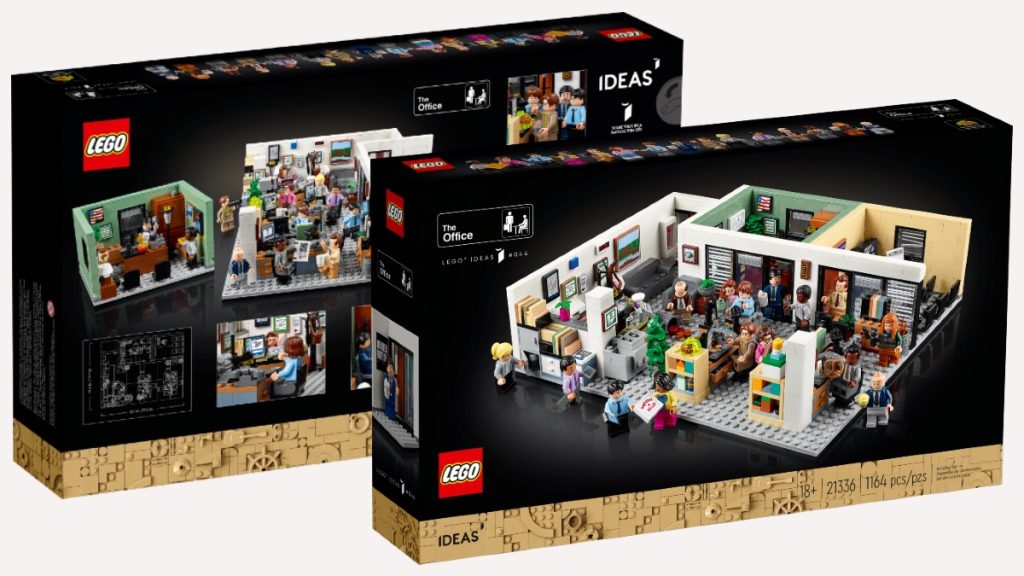LEGO Ideas 21336 The Office box art front and back 1024x576