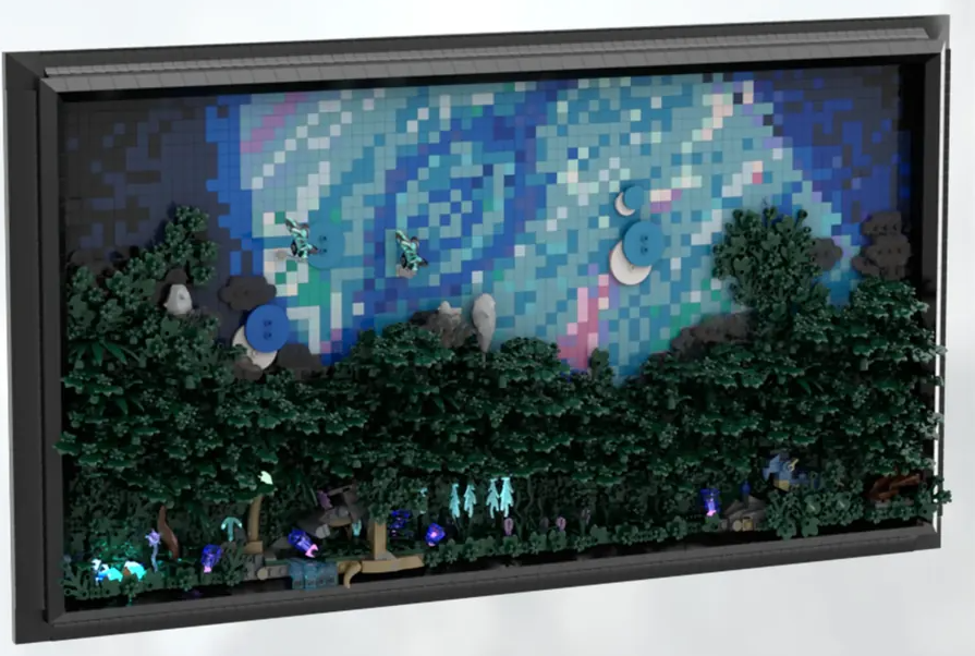 LEGO Ideas avatar challenge night sky over pandora