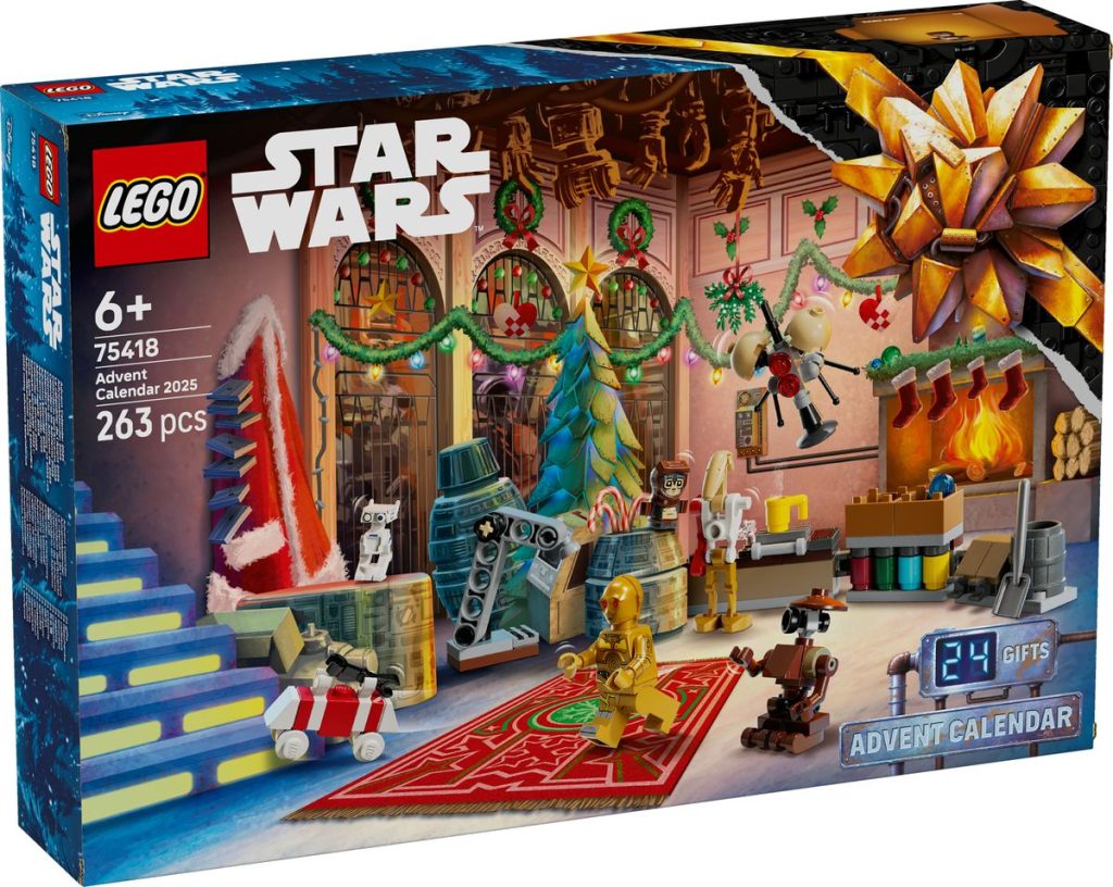 LEGO Star Wars 75418 Advent Calendar 2025 box front 1024x816