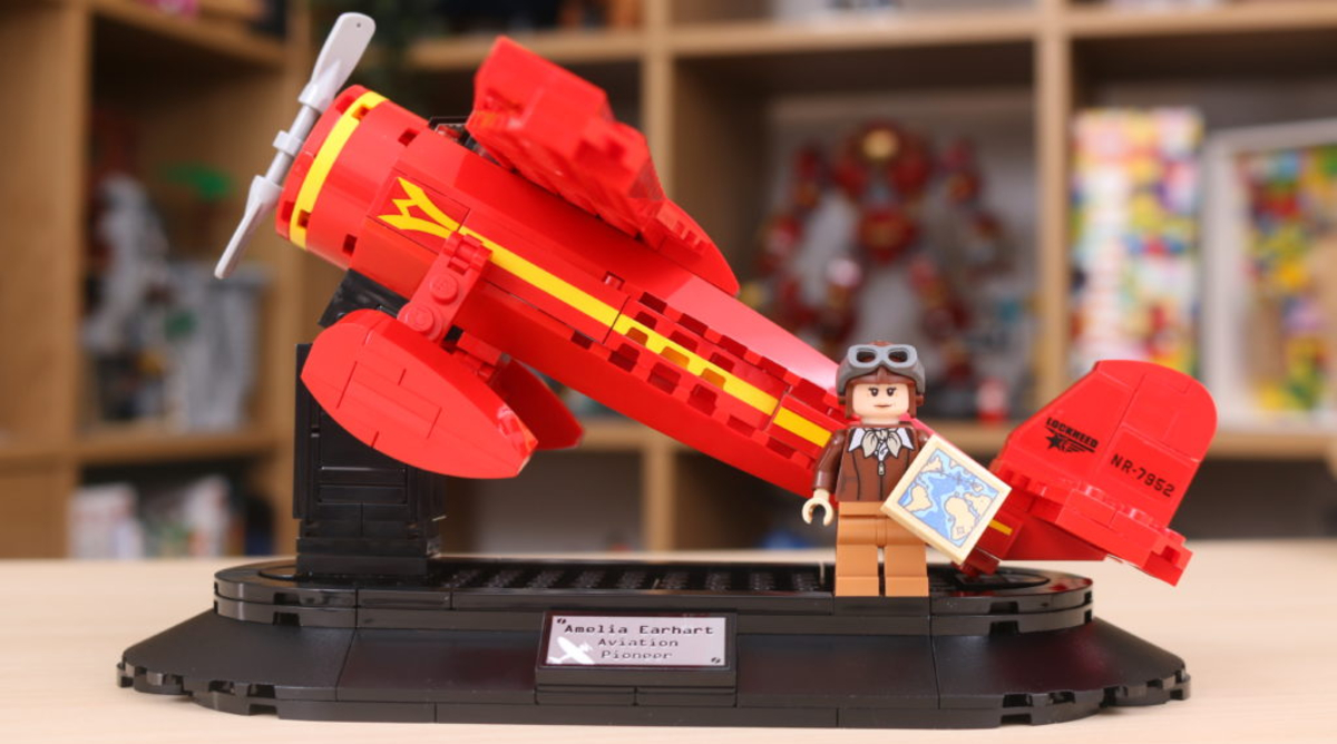 LEGO Amelia Earhart tribute takes off from VIP Rewards Centre