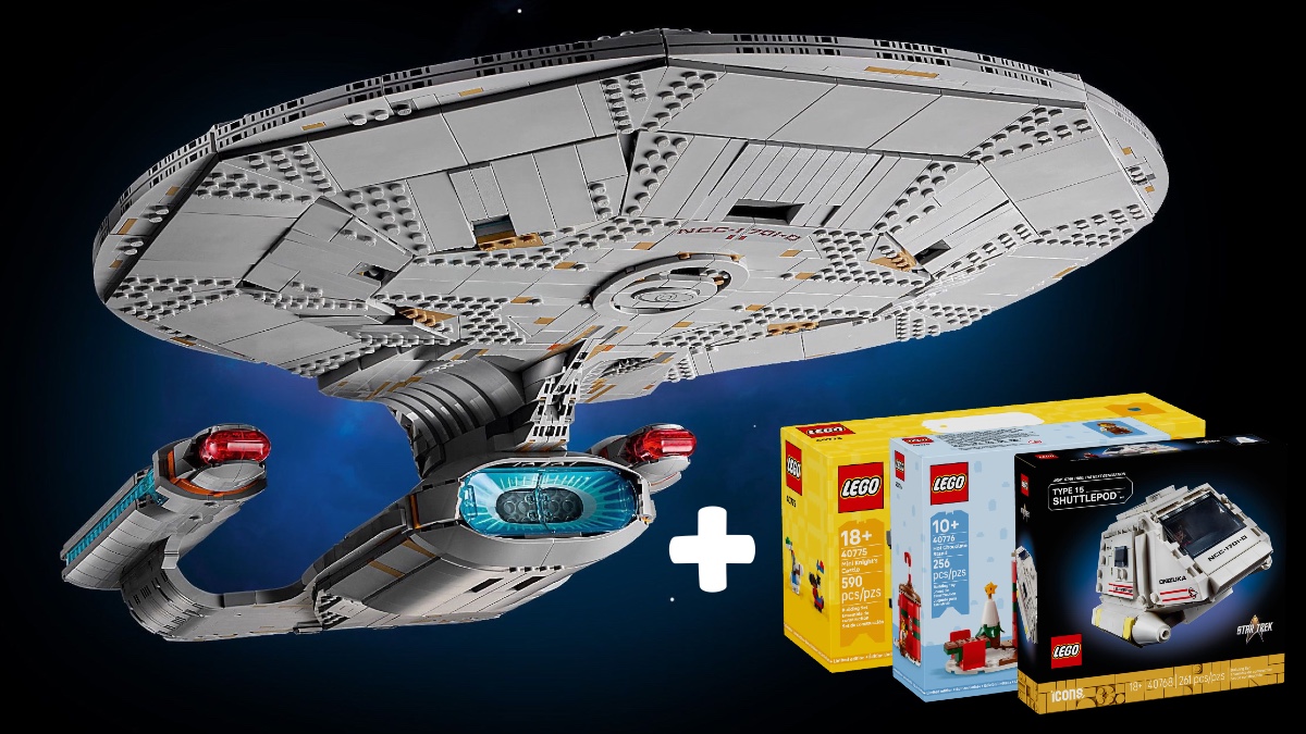 LEGO Star Trek 10356 USS Enterprise NCC-1701-D out now with three free gifts