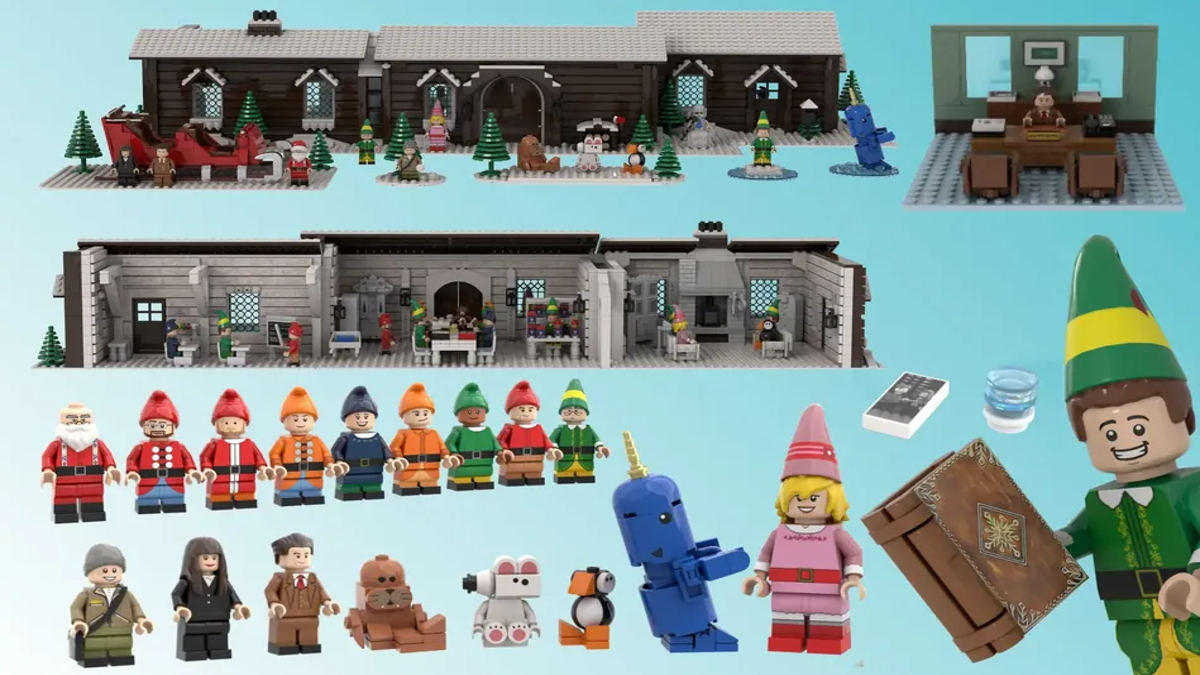 LEGO Ideas Elf project sits on a throne of 10,000 supporters