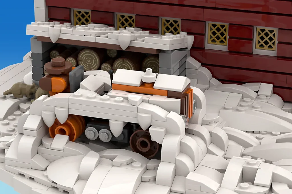 LEGO Ideas red barn tree shop 4 1024x682