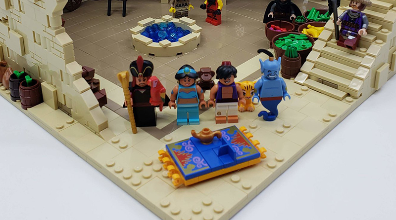 Brick Pic of the Day: The streets of Agrabah