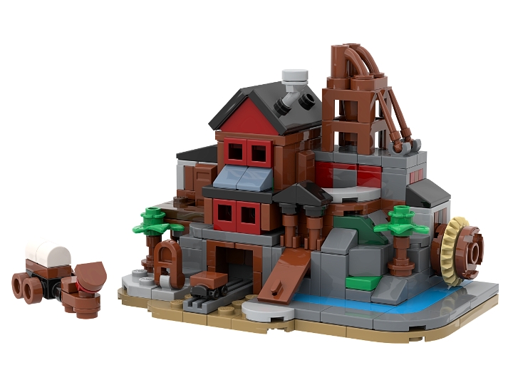LEGO BDP Series 6 jazlecrazs Gold Mine Expedition mini build