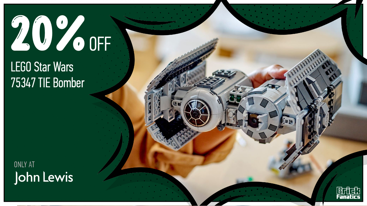 Set the skies on fire with 20% off LEGO Star Wars 75347 TIE Bomber at John Lewis