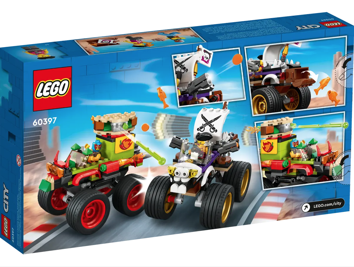 LEGO City 60397 Monster Truck Race box back