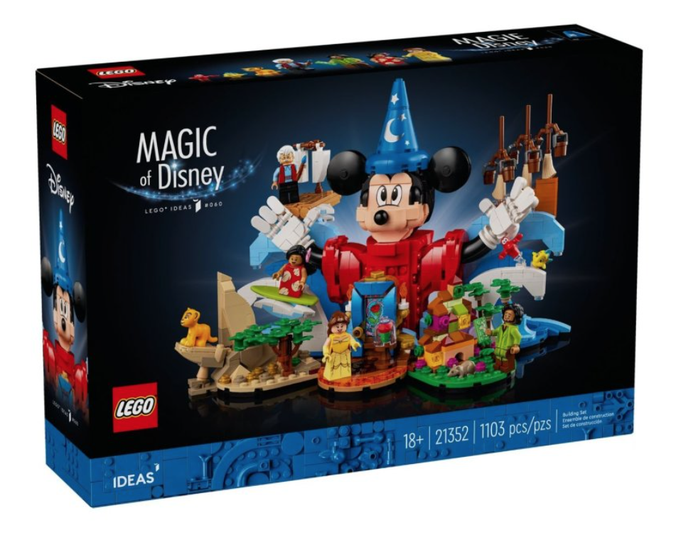 LEGO Ideas 21352 Disney Magic box front