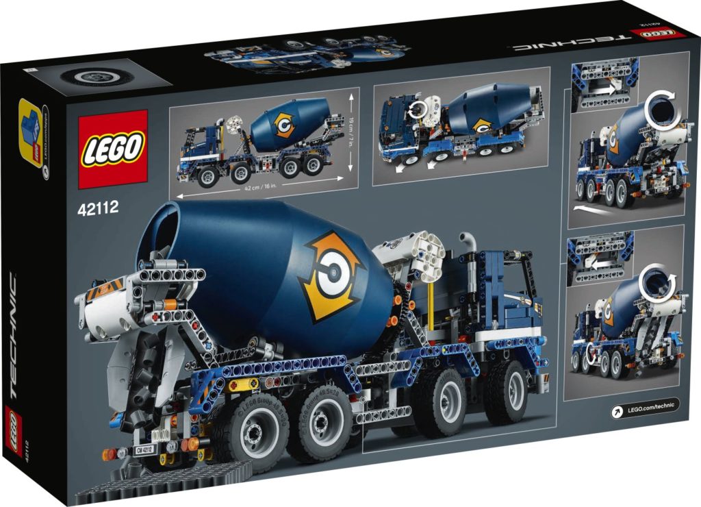 LEGO Technic 42112 Concrete Mixer Truck 2
