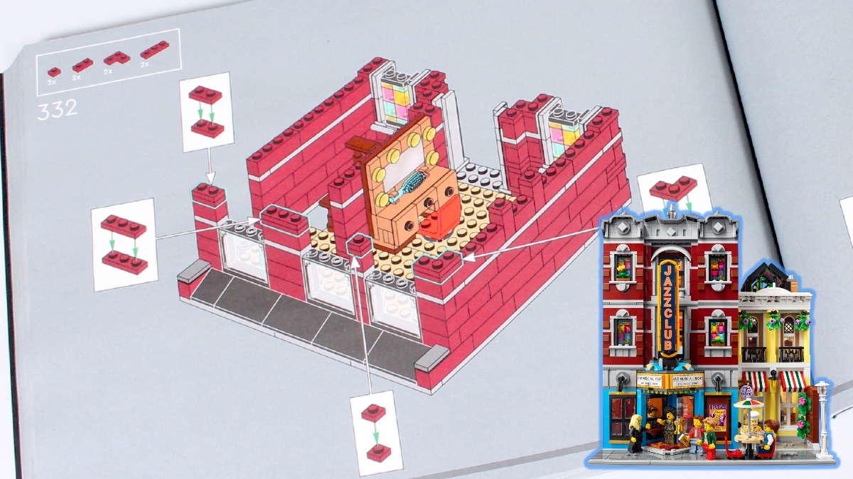PSA: Yes, there’s an error in LEGO Icons 10312 Jazz Club’s instructions