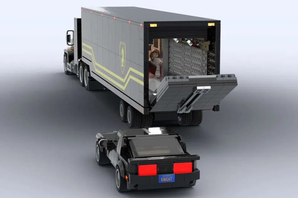 LEGO Ideas Knight Rider project back