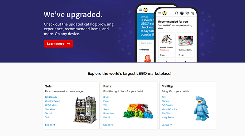 BrickLink to charge sales tax and VAT