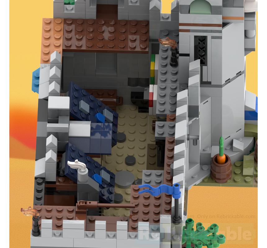 Rebrickable LEGO 31168 Wizard Tower alt build 5