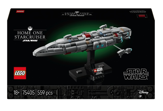 LEGO Star Wars 75405 Home One Starcruiser box front