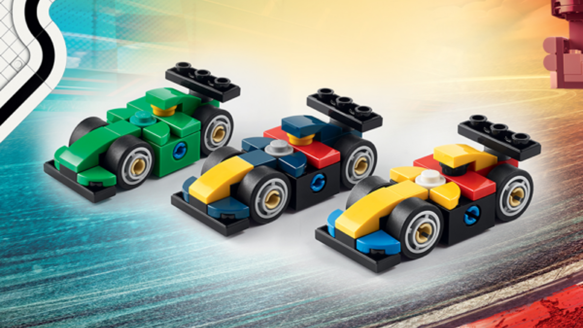 Free LEGO F1 micro models race into German Smyths Toys stores