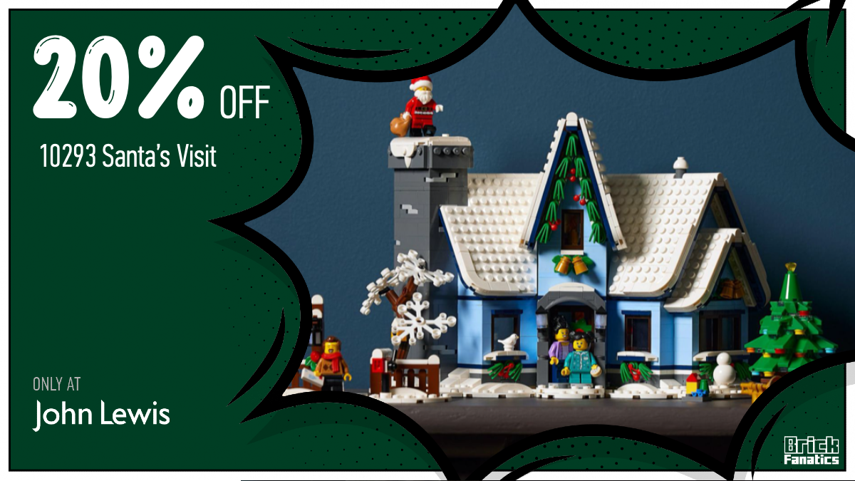 Last chance to save £18 on LEGO Icons 10293 Santa’s Visit exclusive to John Lewis